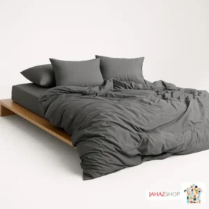 سرویس ست کاوری جنس میکرو نخ رنگ طوسی