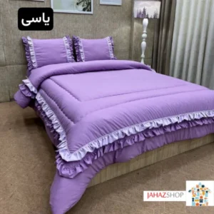 روتختی چیندار ساده مدل اروپایی ۴فصل رنگ یاسی