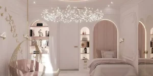 دکوراسیون اتاق خواب دخترانه بزرگسال