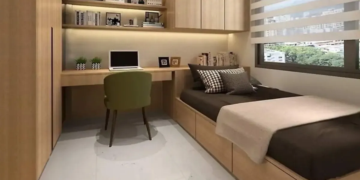 7 ایده هوشمندانه برای دکوراسیون اتاق خواب 6 متری