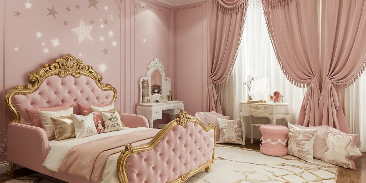 انواع دکوراسیون اتاق خواب دخترانه