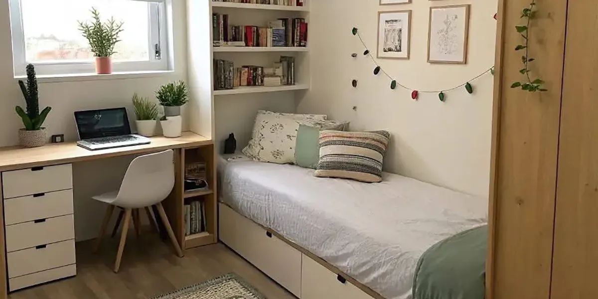 تغییر دکوراسیون اتاق خواب کوچک
