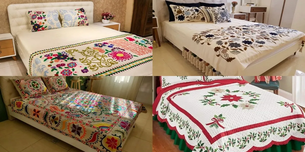 روتختی گلدوزی شده