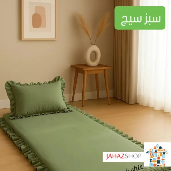 Round pillowcase and bedspread Round pillowcase and bedspread