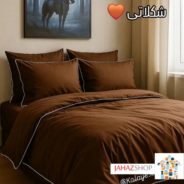 Simple (17) سرویس ست کاوری قیطون دوزی شده