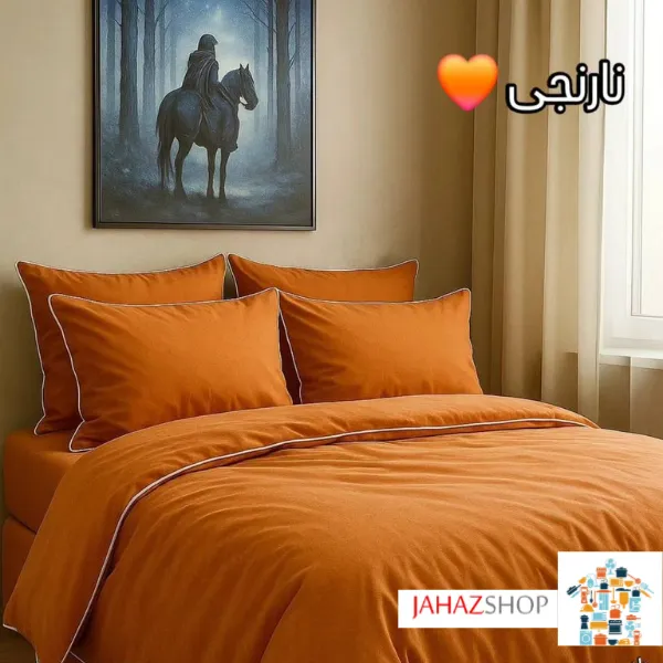 Simple (18) سرویس ست کاوری قیطون دوزی شده