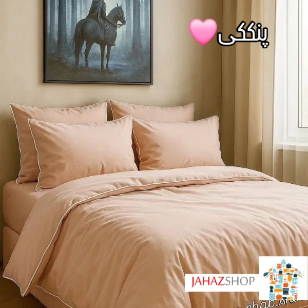 Simple (19) سرویس ست کاوری قیطون دوزی شده