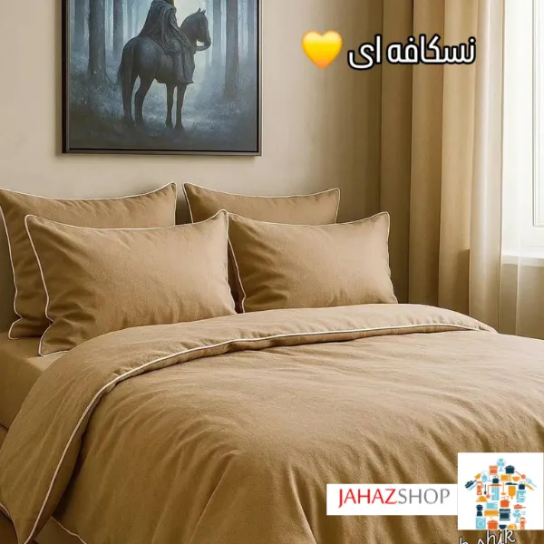 Simple (5) سرویس ست کاوری قیطون دوزی شده