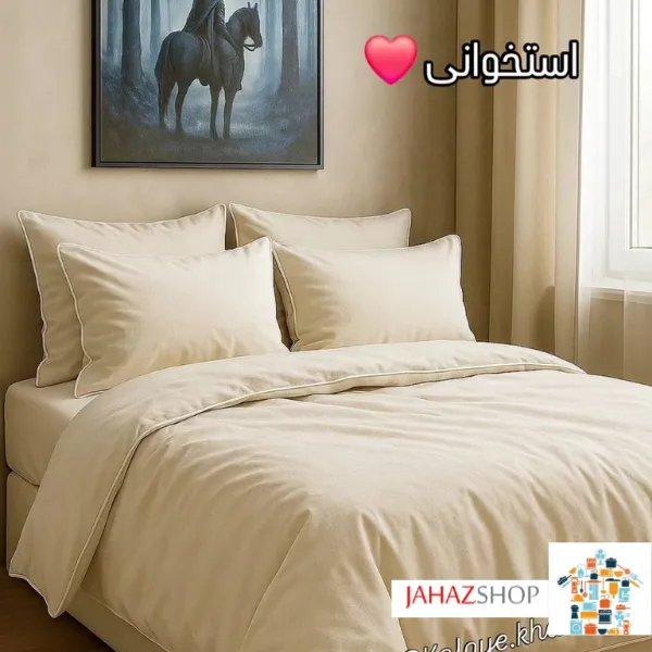 Simple (6) سرویس ست کاوری قیطون دوزی شده