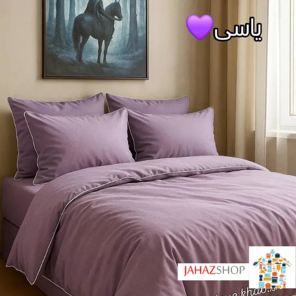 Simple (9) سرویس ست کاوری قیطون دوزی شده