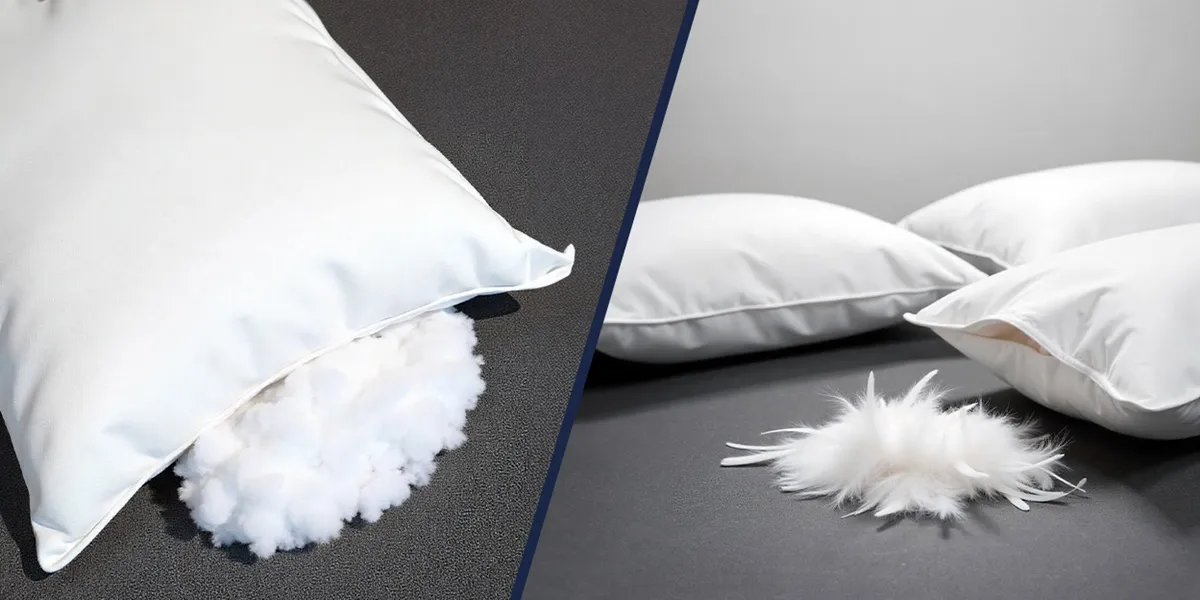 تفاوت بین بالش پر و بالش الیاف