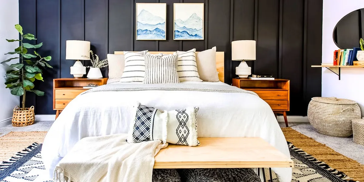 اتاق خوابی لوکس با بودجه کم