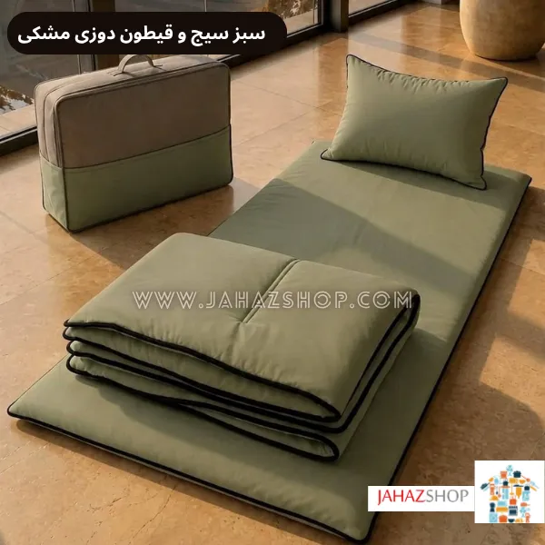 سبز سیج و قیطون دوزی مشکی سبز سیج و قیطون دوزی مشکی