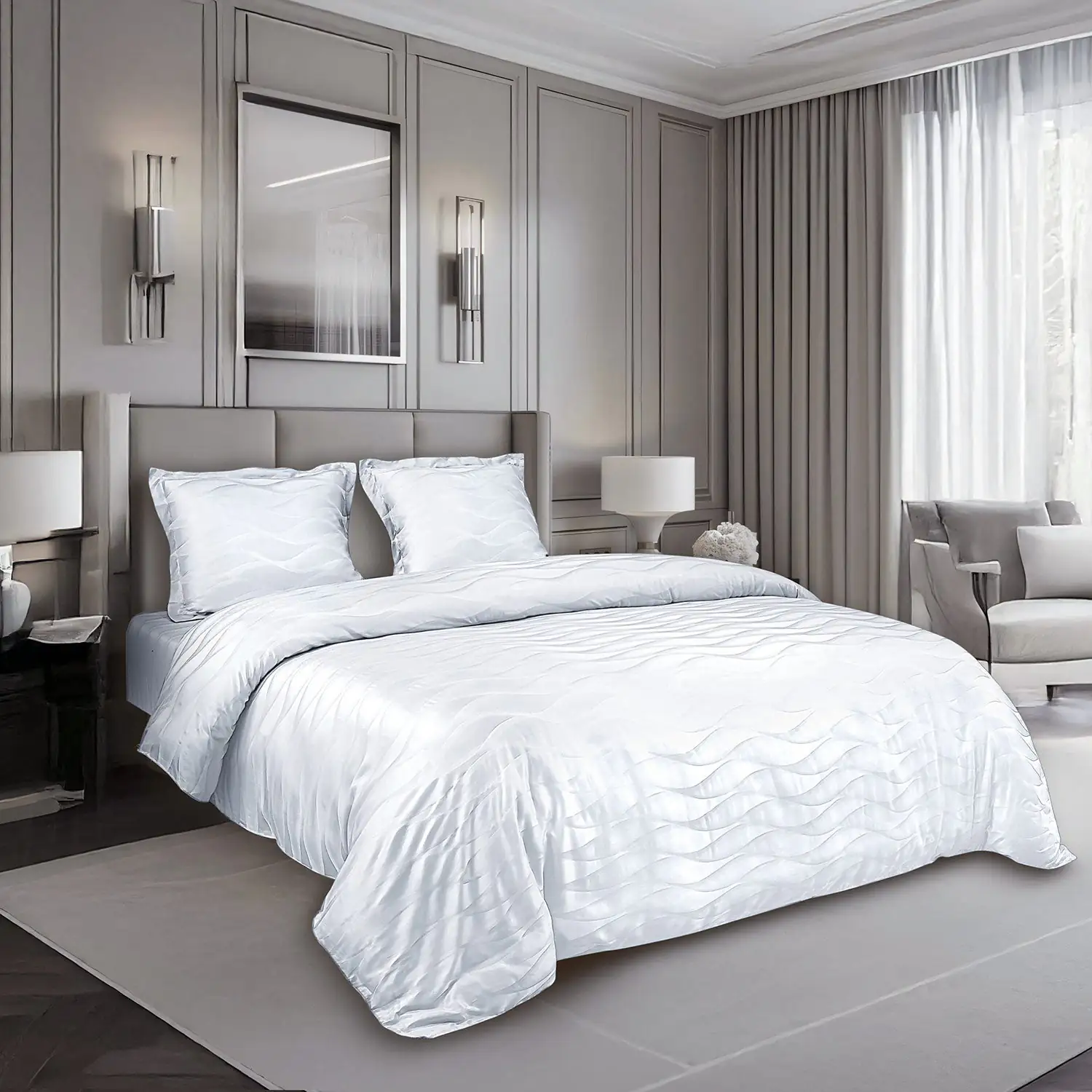 Jacquard bedspread