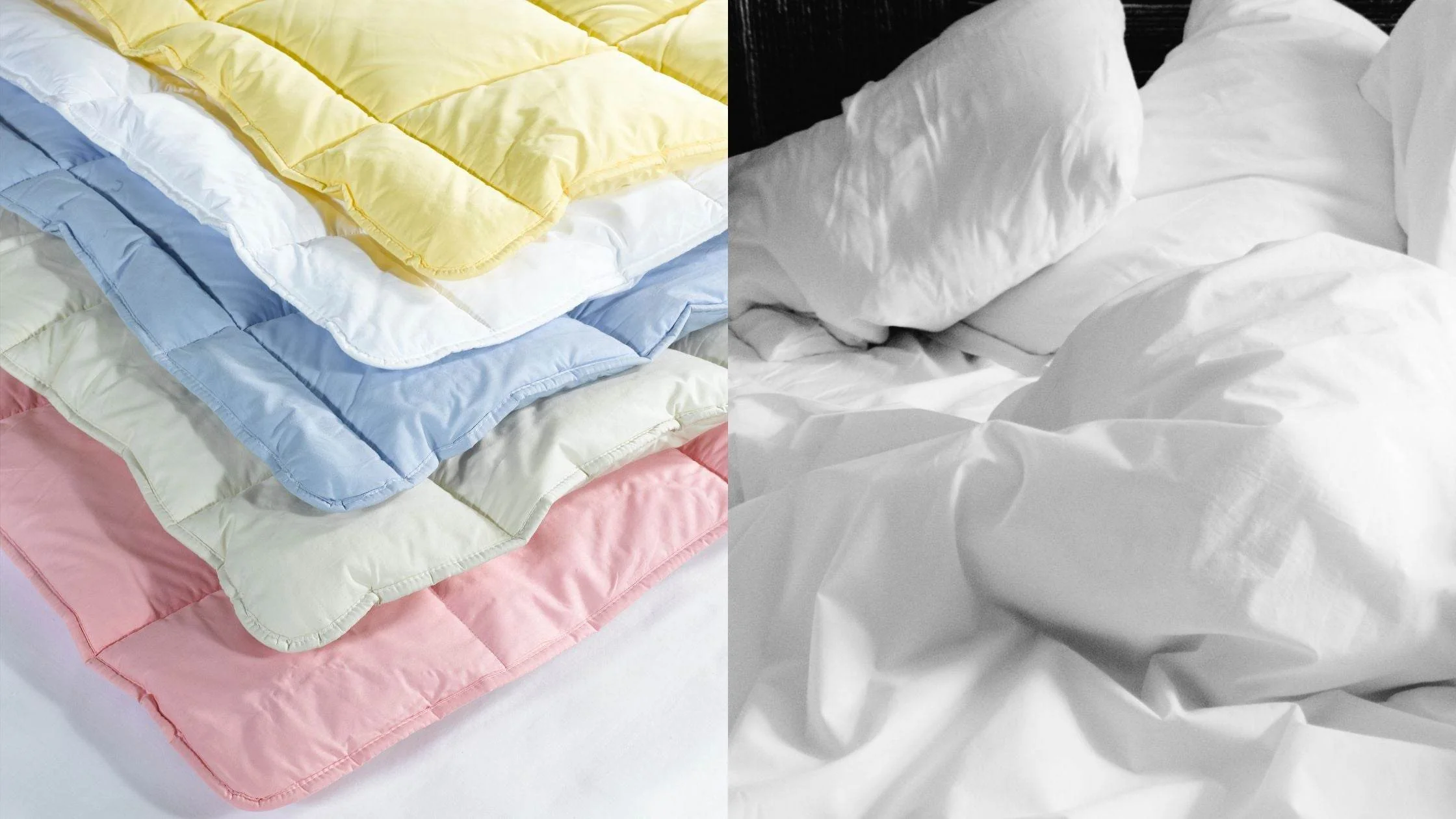 تفاوت لحاف، duvet و کامفورتر